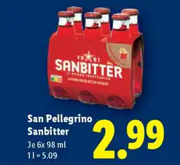Lidl San pellegrino sanbitter Angebot