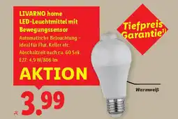Lidl Livarno home led-leuchtmittel mit bewegungssensor Angebot
