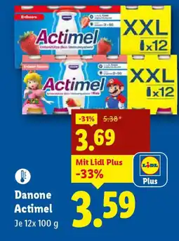 Lidl Danone actimel Angebot