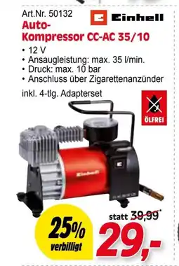 Zgonc Art.nr. 50132 auto- kompressor cc-ac 35/10 Angebot