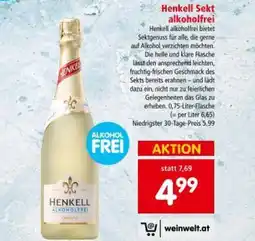 Interspar Henkell sekt alkoholfrei Angebot