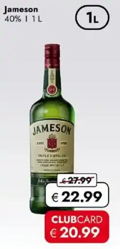 Travel FREE Jameson Angebot