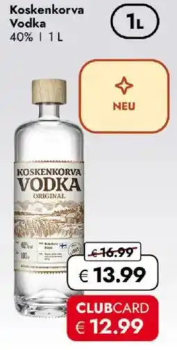 Travel FREE Koskenkorva vodka Angebot