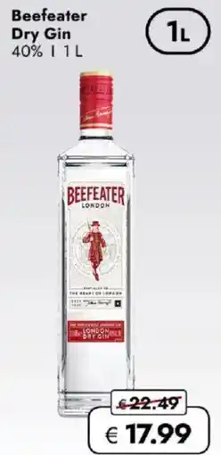Travel FREE Beefeater dry gin Angebot