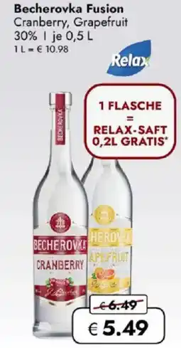 Travel FREE Becherovka fusion Angebot