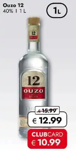 Travel FREE Ouzo 12 Angebot