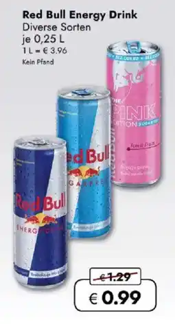 Travel FREE Red Bull Energy Drink Angebot