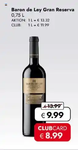 Travel FREE Baron de Ley Gran Reserva Angebot