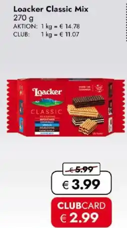 Travel FREE Loacker Classic Mix Angebot
