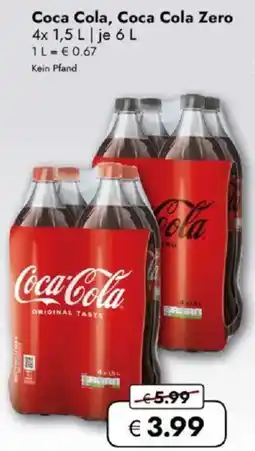 Travel FREE Coca Cola, Coca Cola Zero Angebot
