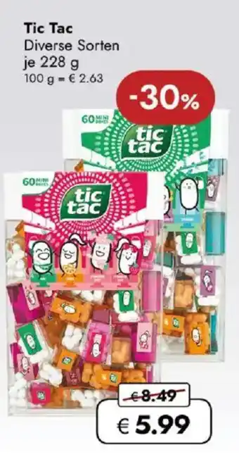 Travel FREE Tic Tac Angebot