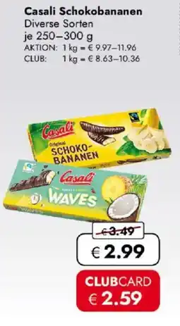 Travel FREE Casali Schokobananen Angebot