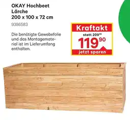 Landmarkt Okay hochbeet lärche Angebot