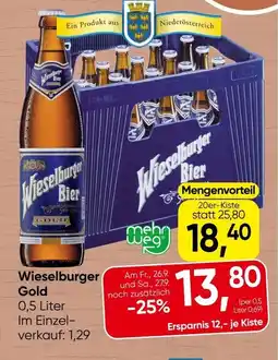 Spar Wieselburger Gold Angebot