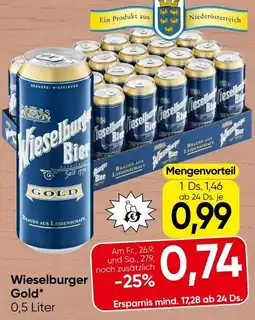 Spar Wieselburger Gold Angebot