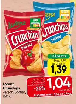 Spar Lorenz Crunchips Angebot