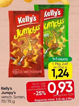 Spar Kelly's Jumpy's Angebot
