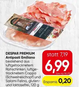 Spar Despar premium antipasti emiliano Angebot
