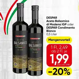 Spar Despar aceto balsamico di modena igp oder despar condimento bianco Angebot