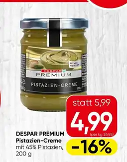 Spar Despar premium Pistazien-Creme Angebot