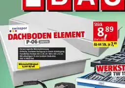 Bauhaus Swisspor Dachbodenelement P-06 Angebot