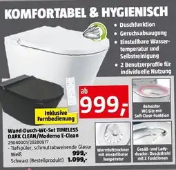 Bauhaus Camargue Wand-Dusch-WC-Set Moderno E-Clean Angebot