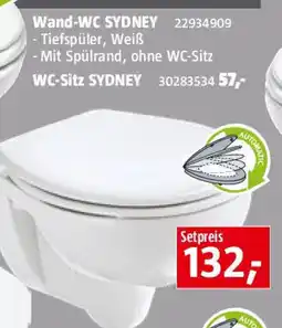 Bauhaus Wand-wc sydney 22934909 Angebot