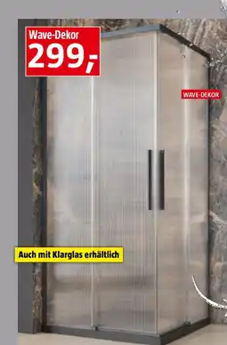 Bauhaus Wave-dekor auch mit klarglas erhältlich Angebot