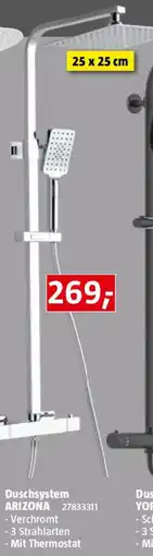 Bauhaus Duschsystem arizona Angebot