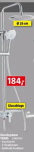 Bauhaus Glasablage duschsystem texas Angebot