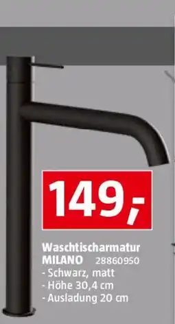 Bauhaus Waschtischarmatur milano Angebot