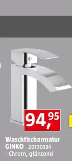 Bauhaus Waschtischarmatur ginko Angebot