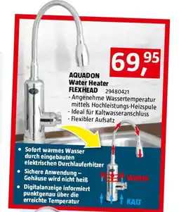 Bauhaus Aquadon water heater flexhead Angebot