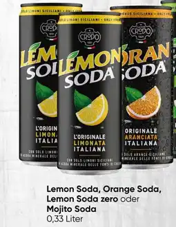 Spar Lemon Soda, Orange Soda, Lemon Soda zero oder Mojito Soda Angebot