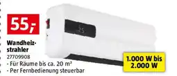 Bauhaus Wandheiz- strahler Angebot