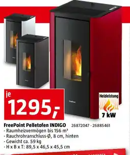 Bauhaus Freepoint pelletofen indigo Angebot