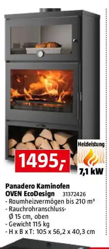 Bauhaus Panadero kaminofen oven ecodesign Angebot