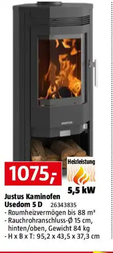 Bauhaus Justus kaminofen usedom 5 d Angebot