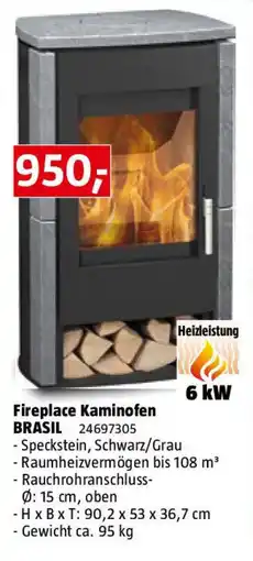 Bauhaus Fireplace kaminofen brasil Angebot