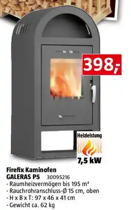 Bauhaus Firefix kaminofen galeras p5 Angebot
