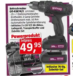 Bauhaus Bohrschrauber go-ask74/2 Angebot