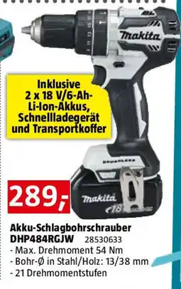 Bauhaus Akku schlagbohrschrauber Angebot