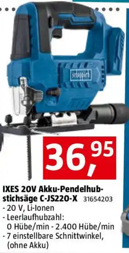 Bauhaus Ixes 20v akku-pendelhub- stichsäge c-js220-x Angebot