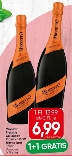Spar Mionetto Prestige Collection Prosecco DOC Treviso brut Angebot