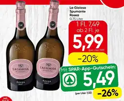 Spar La Gioiosa Spumante Rosea Angebot