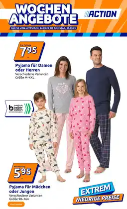 Action Pyjama für Damen oder Herren Angebot