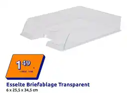 Action Esselte Briefablage Transparent Angebot