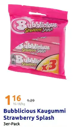 Action Bubblicious Kaugummi Strawberry Splash Angebot