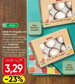 Spar Spar mini krapfen mit vanillecreme Angebot