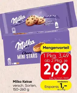 Spar Milka Kekse Angebot